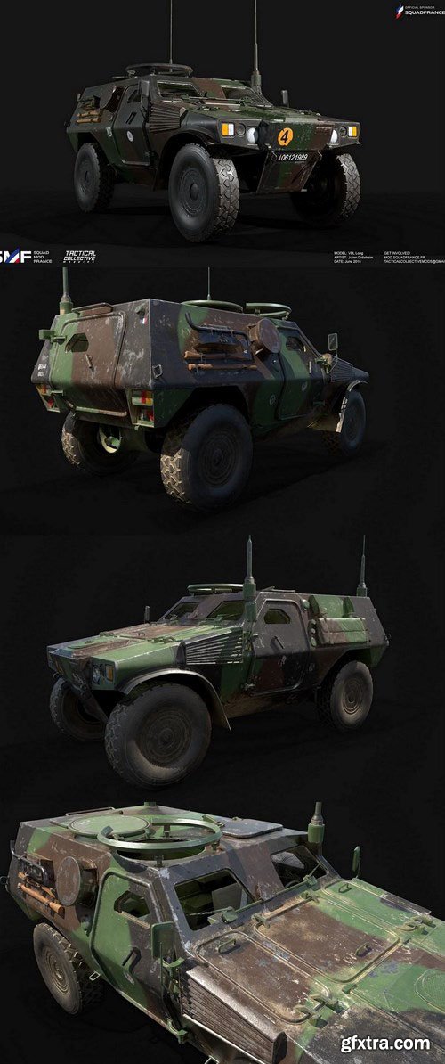 Panhard General Defence VBL 4?4 Vehicle – 3D Model