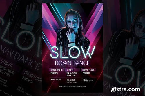 CreativeMarket -  Dance Flyer 3249600