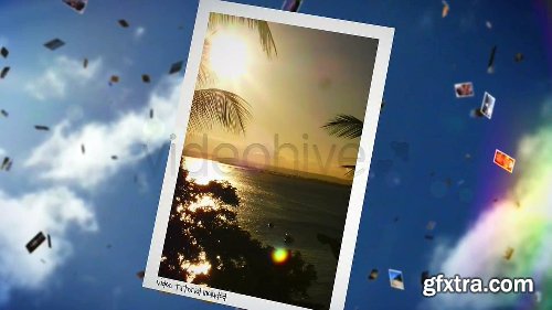 Videohive Sunny Falling Photos Slideshow 1868349