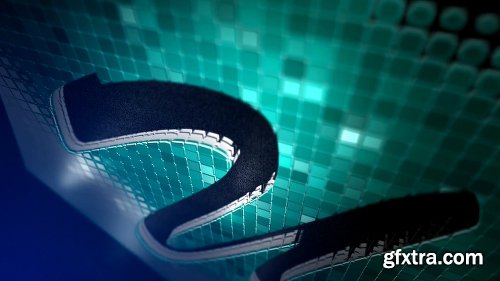 Videohive Mosaic Metal Logo 12356990