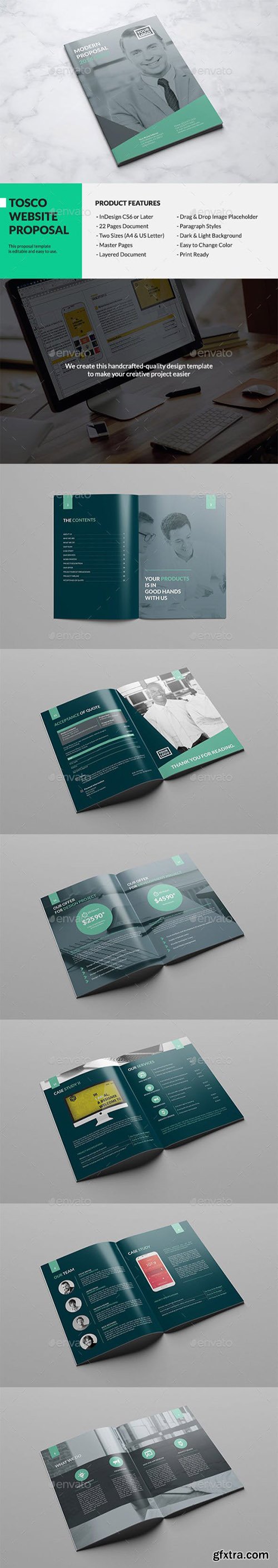 Tosco - Modern Website Proposal 12984210