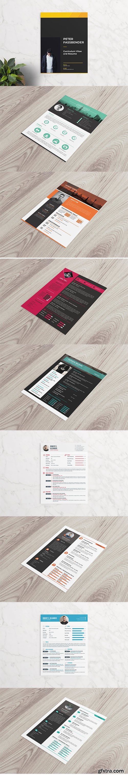 9 Resume Templates Bundle