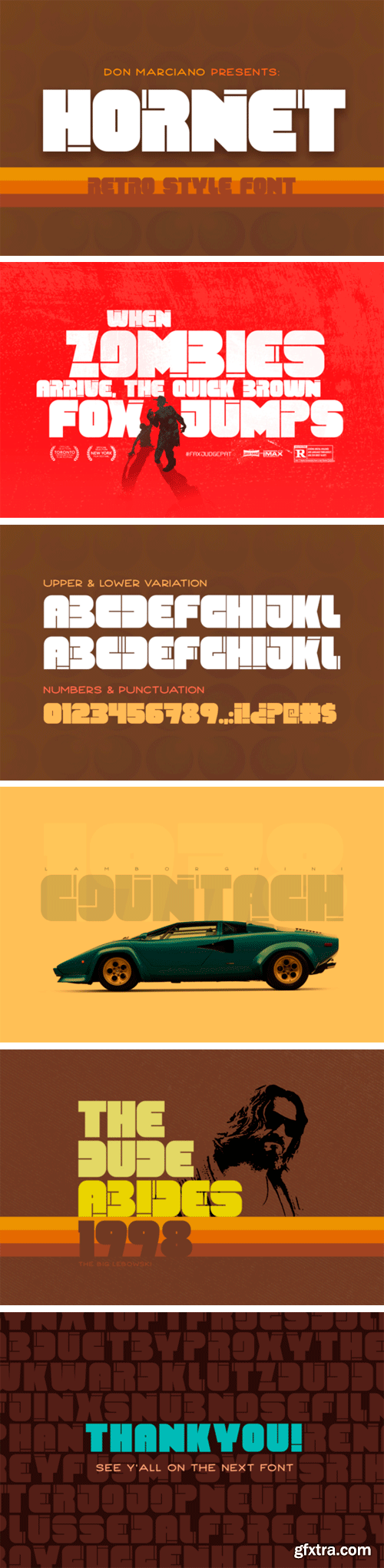 CM - Hornet - Retro Style Font 3254735