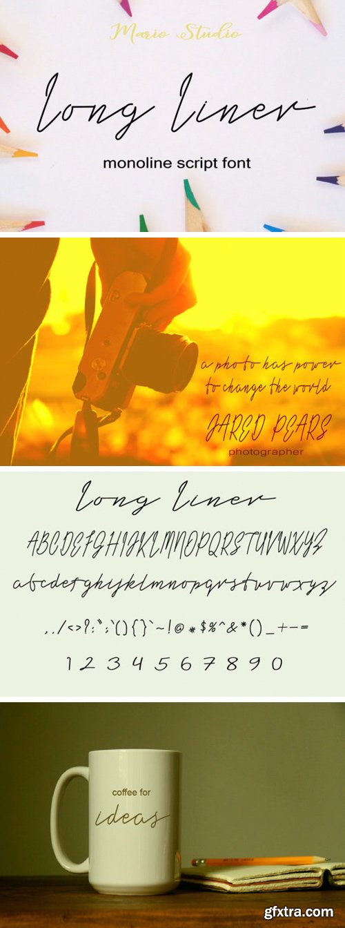 Long Liner Font