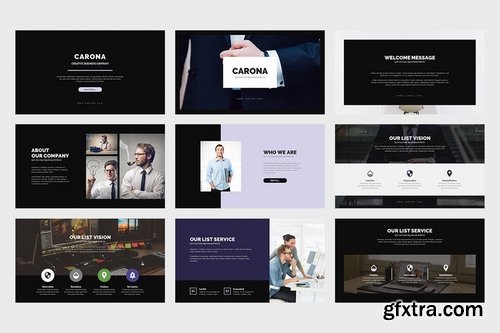 Carona - Modern Company Profile Powerpoint