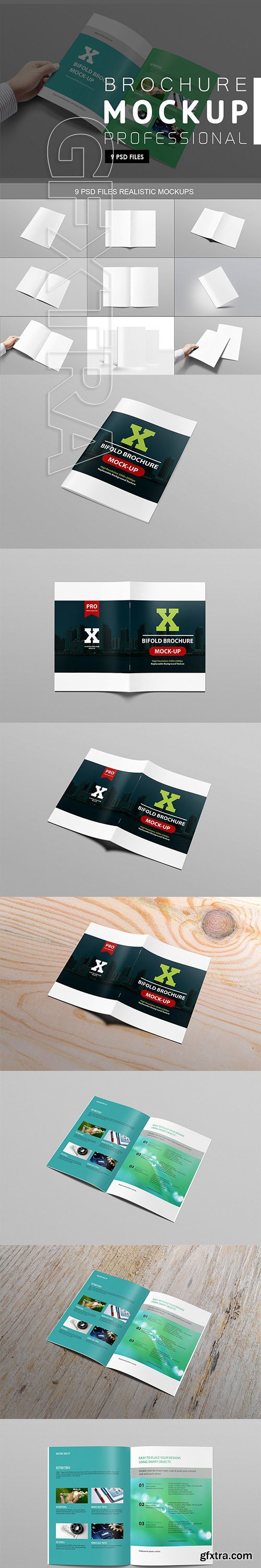 CreativeMarket - Brochure Mock-ups 3171014