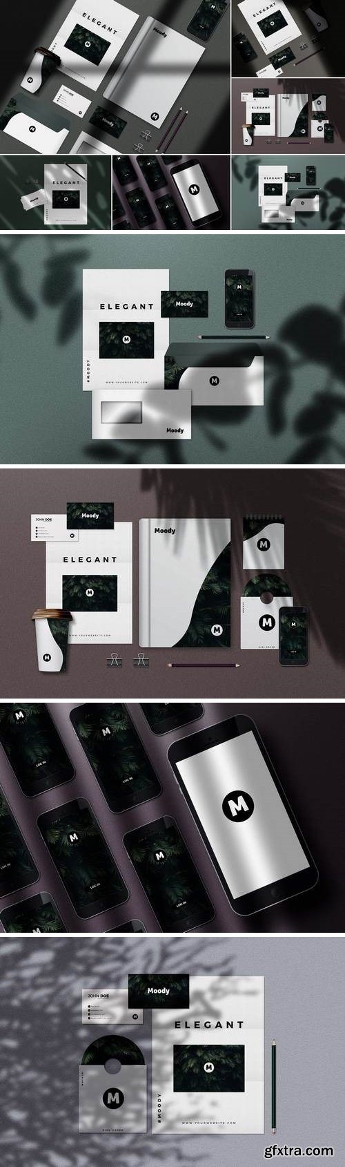 8 Identity Stationery Mockups