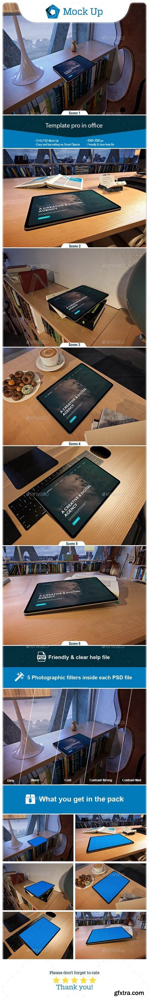 Graphicriver - Tablet Pro in Office 23023490