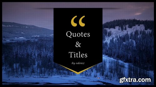 Videohive Quotes and Titles 15990846