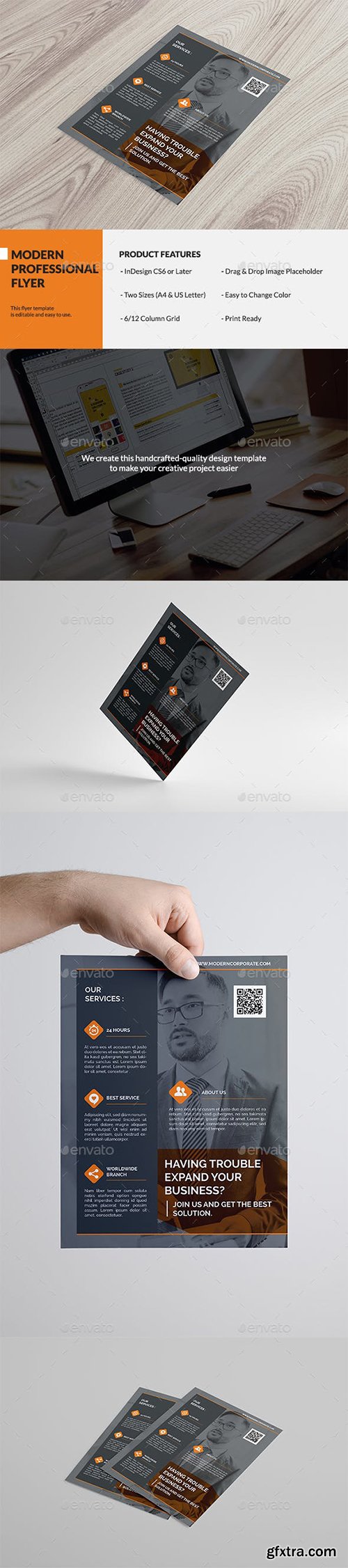 Graphicriver - Modern Professional Flyer 13858395