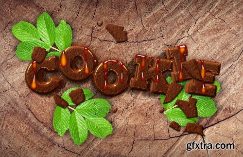 Graphicriver Designer Essentials Ultra Realistic Cookie Text Effect Vol.14 21072309