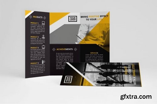 Yellow Corporate Trifold