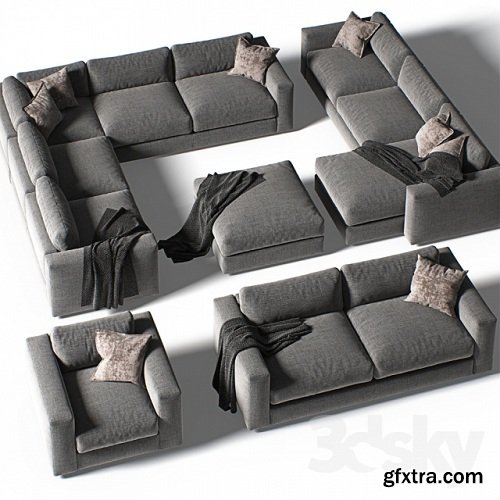 DWR Reid Sectional set