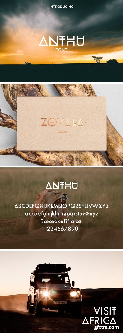 Fontbundles - Anthu African Font 163008