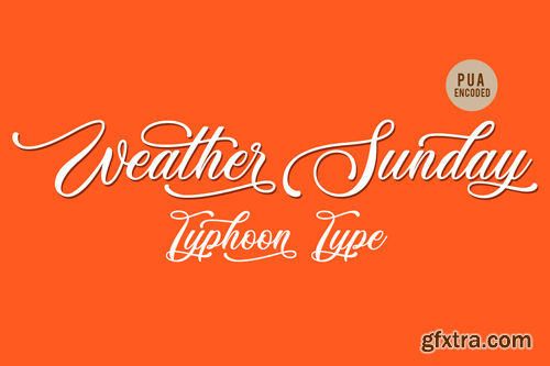 CM - Weather Sunday Font 3292882