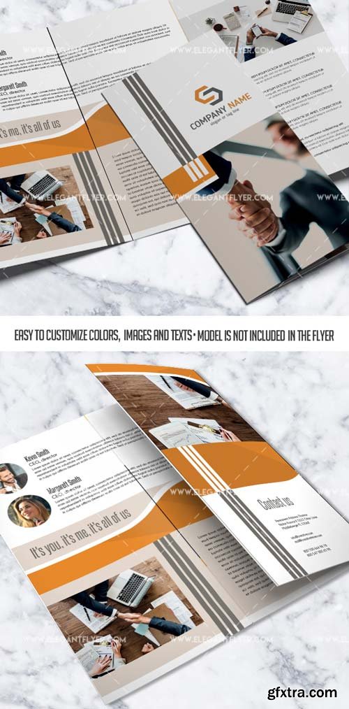 A4 V1 2018 Tri-Fold Business Brochure in PSD