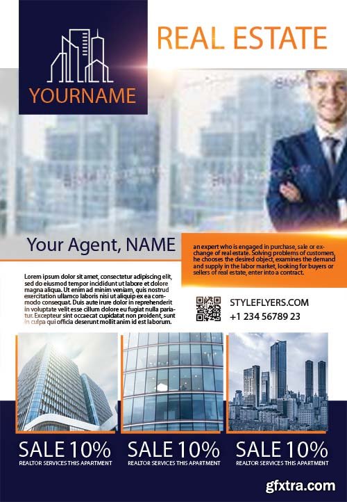 Real Estate V78 2018 PSD Flyer Template