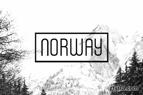 CM - NORWAY - Unique Display Typeface 3297886