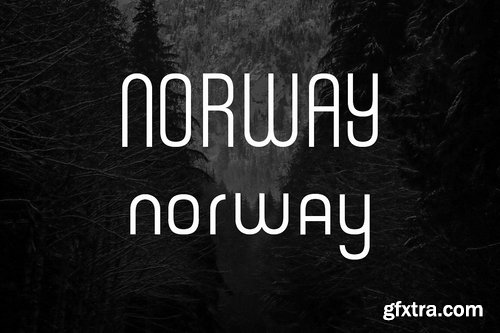 CM - NORWAY - Unique Display Typeface 3297886