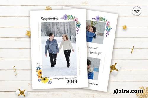 New Year Greeting Card Pack