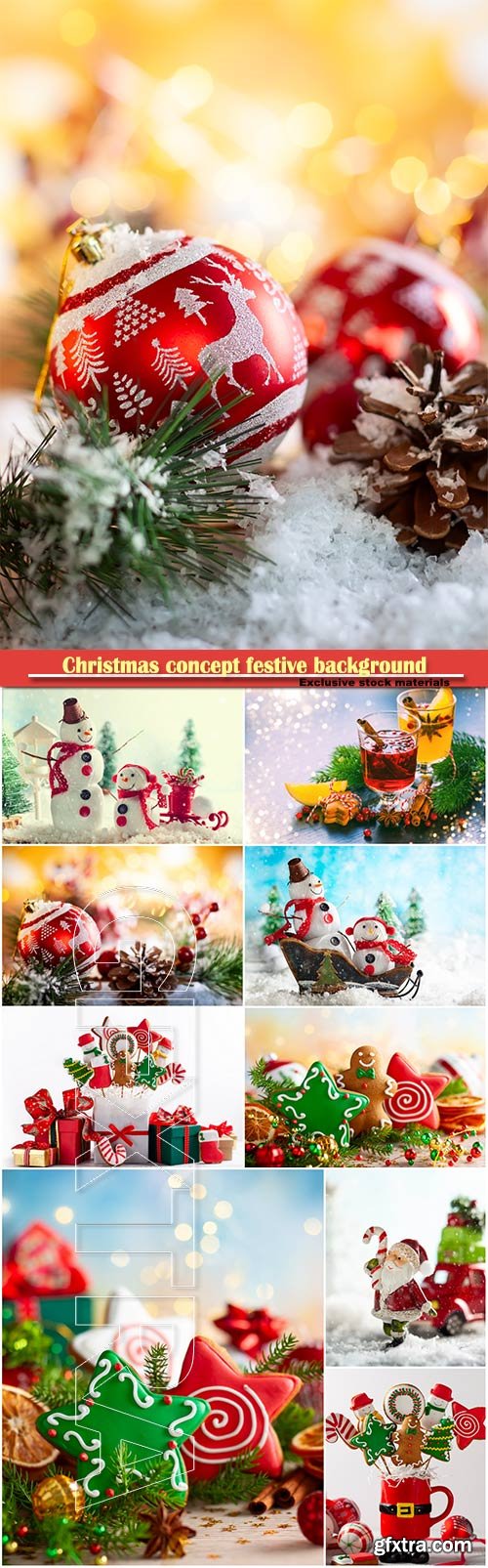 Christmas concept festive background