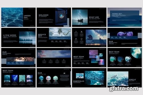 Under Sea - Powerpoint Keynote and Google Slides Templates