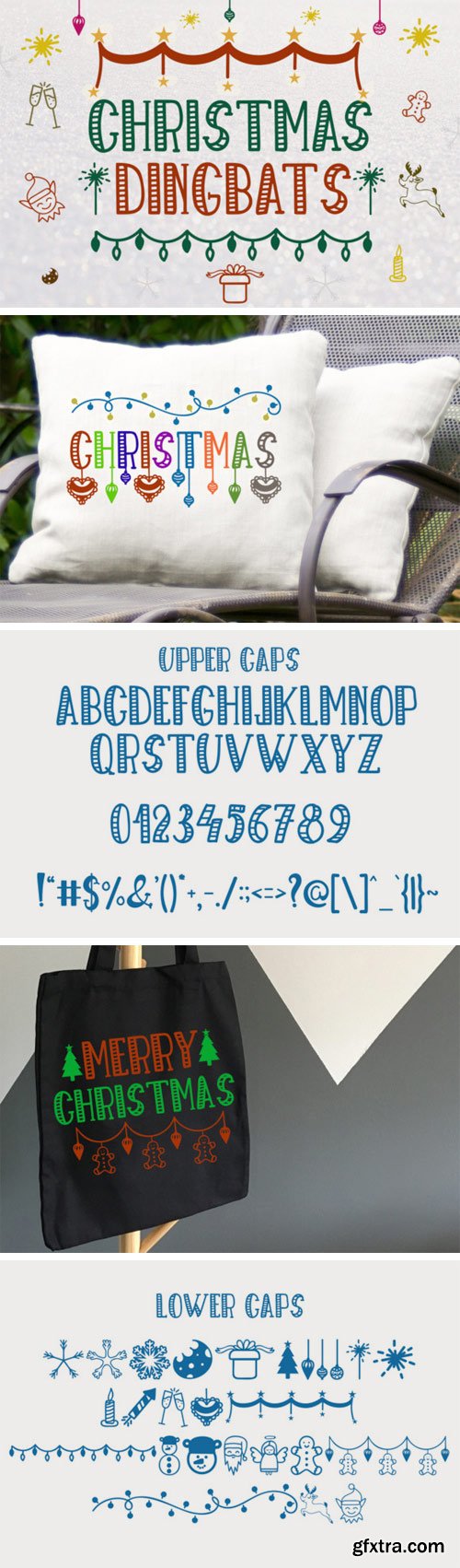 Christmas Dingbats Font