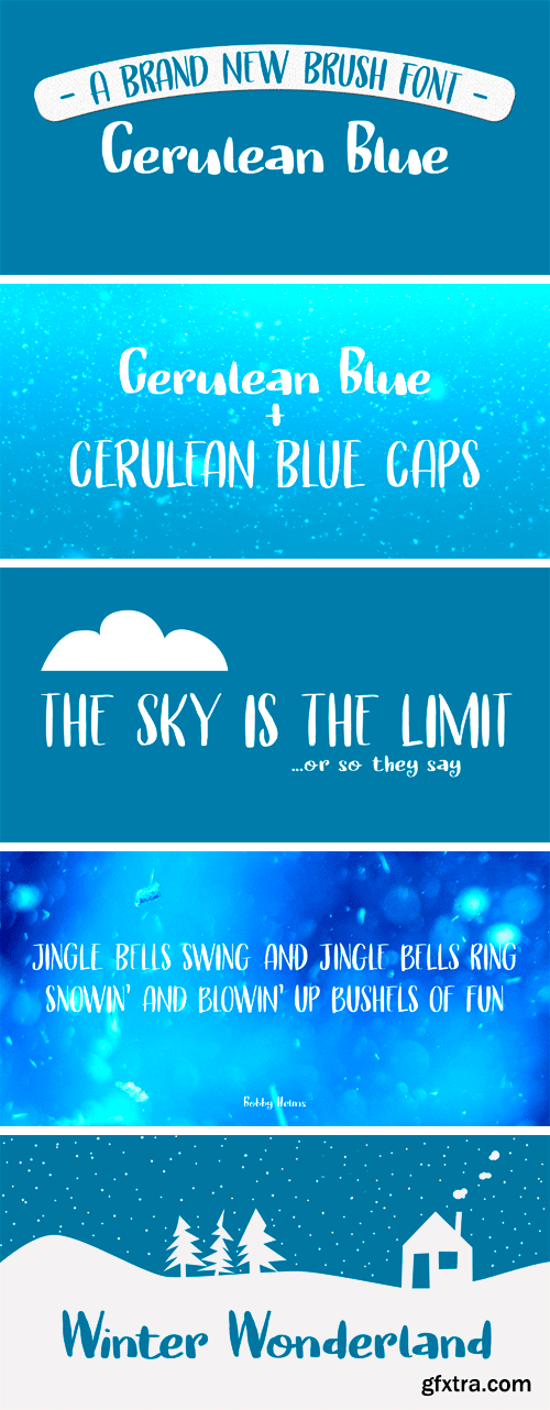 Cerulean Blue Font Family