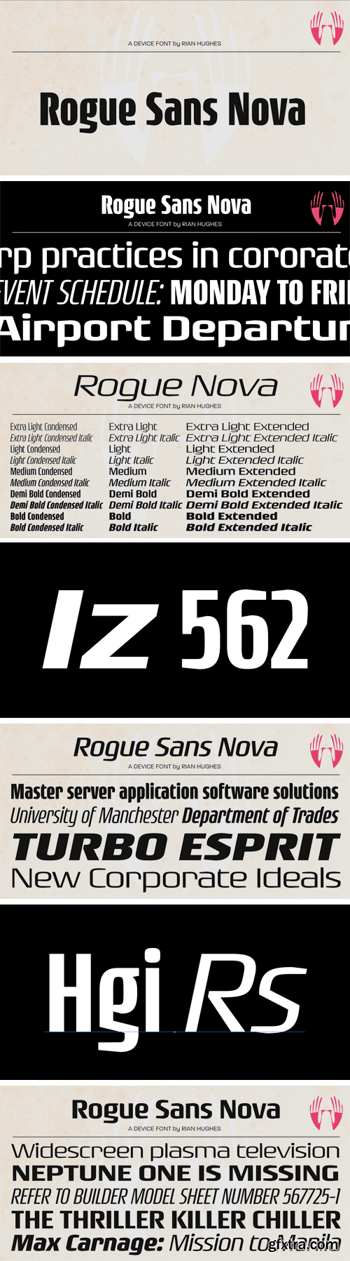 Rogue Sans Nova Font Family