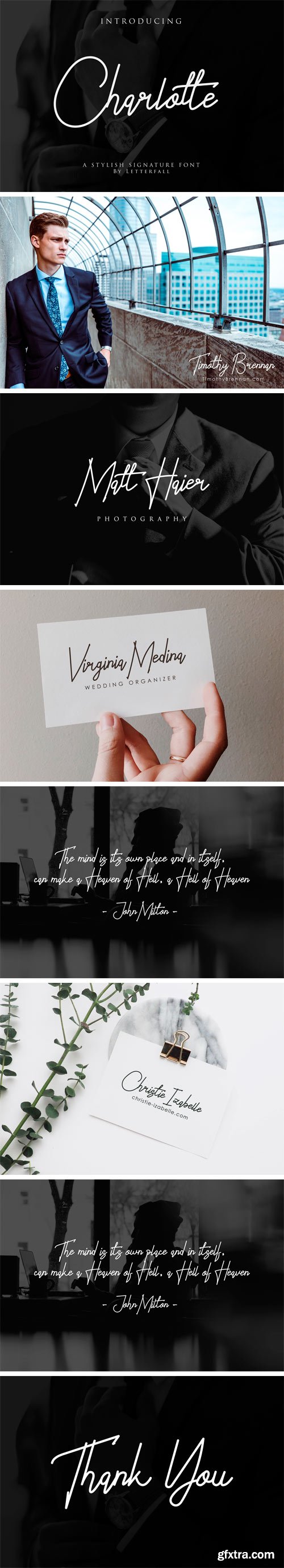 Charlotte Signature Font