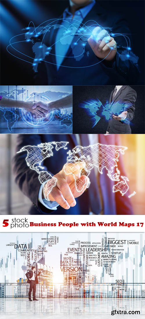 Photos - Business People with World Maps 17