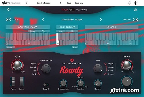 UJAM Virtual Bassist ROWDY v1.0.0 with Library Incl Patched and Keygen-R2R