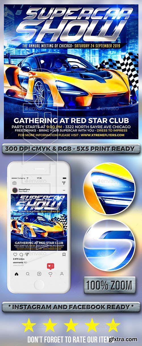 GraphicRiver - Car Show Flyer 22995257