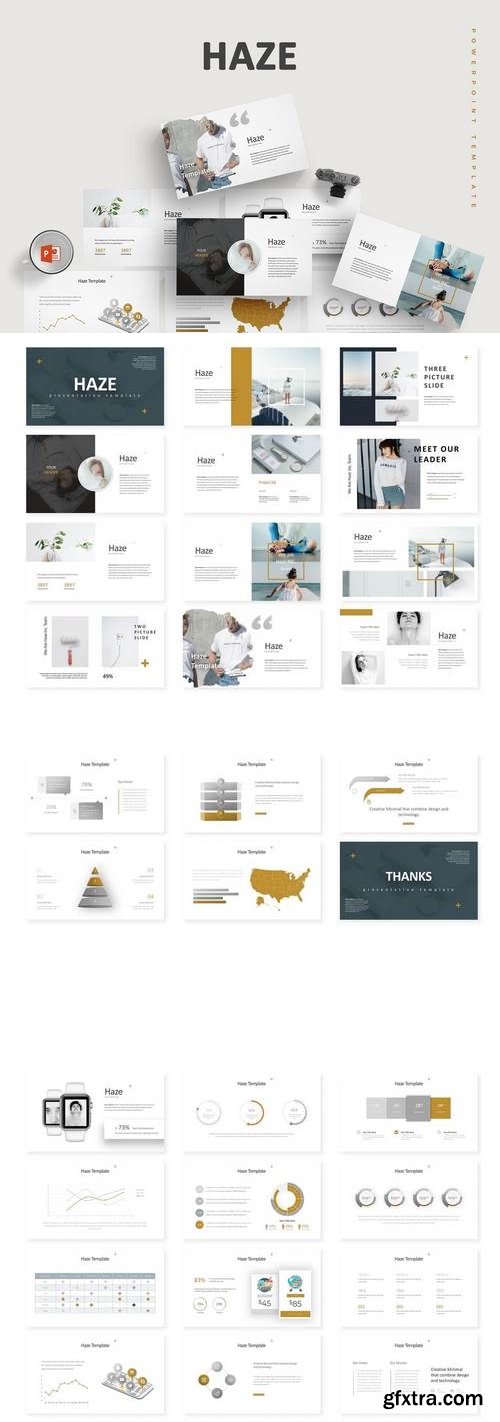 Haze - Powerpoint, Keynote, Google Sliders Templates