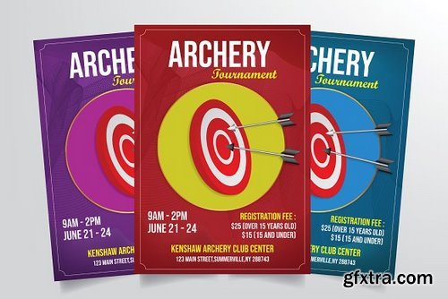 CM - Archery Tournament Flyer Template 3301893