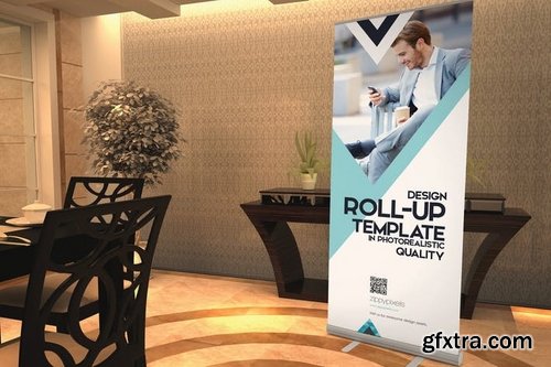 Roll Up Banner Design Template