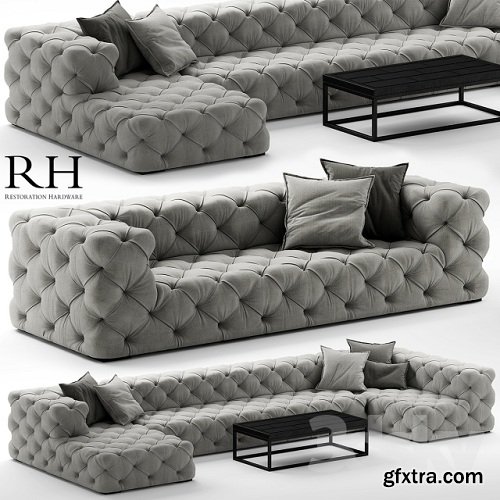 Sofa rh soho tufted