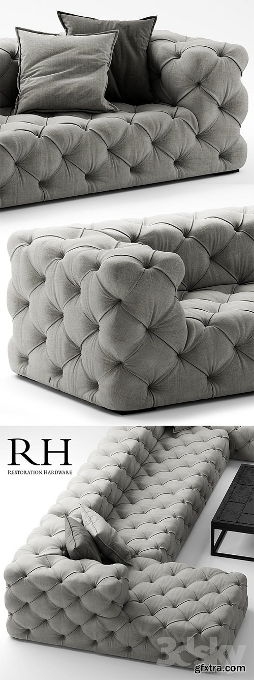 Sofa rh soho tufted