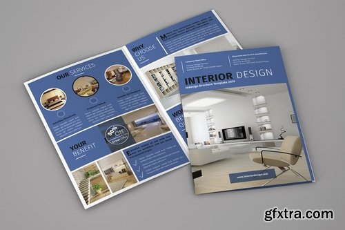 Onyx - Interior Bifold Brochure Template