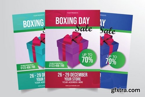 Boxing Day Sale Flyer Template