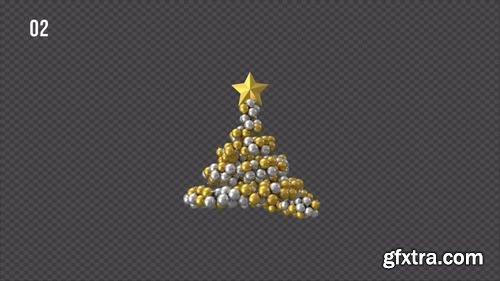 MA -  Ornament Christmas Tree Pack Stock Motion Graphics 152853