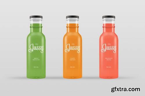 Multipurpose Transparent Bottle Mockup