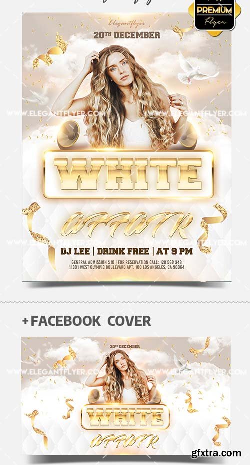 White Affair Flyer V1 2018 PSD Template