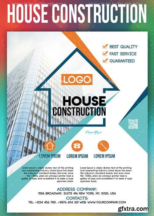 House Construction V14 2018 PSD Flyer Template