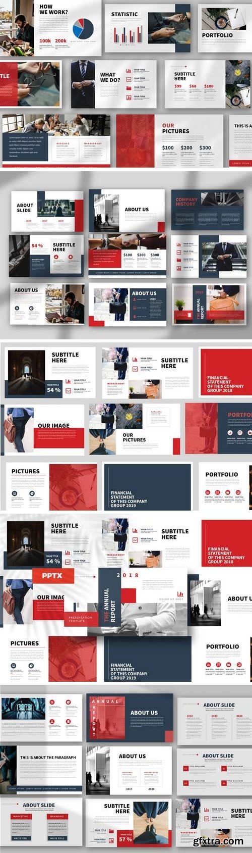 Report - Powerpoint, Keynote, Google Sliders Templates