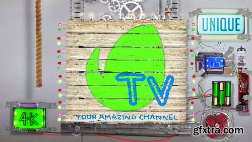 Videohive Christmas Logo - Crazy Technology 23030508