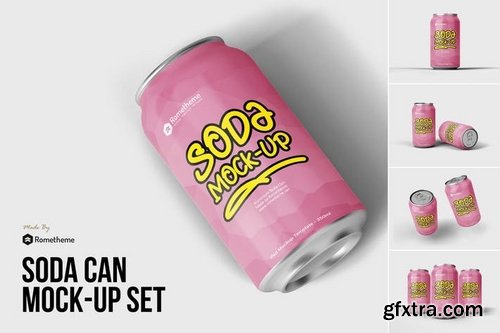 Soda can mockup vol.1