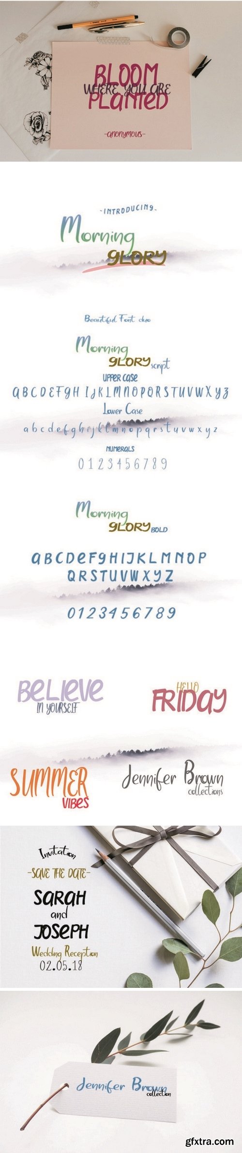 Morning Glory Font