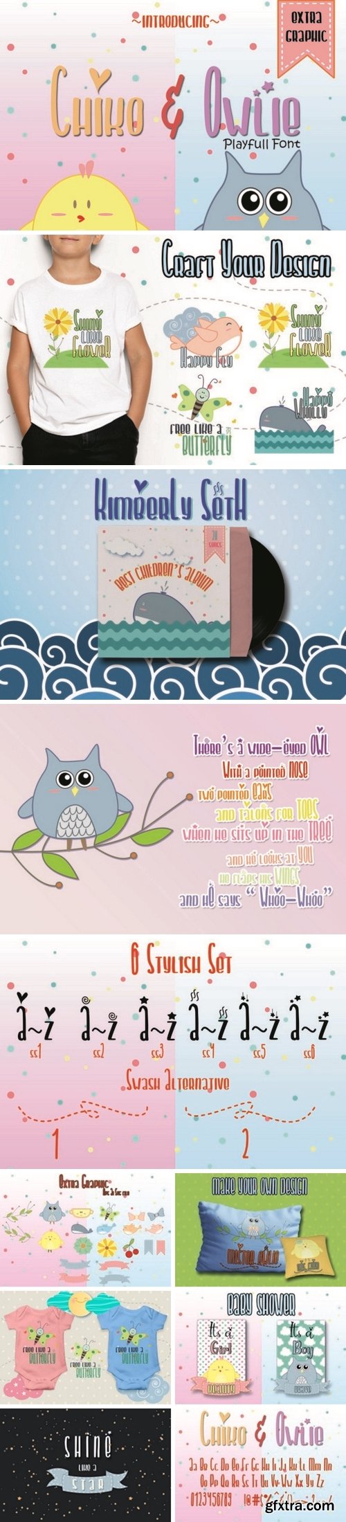 CM -  Chiko & Owlie - Extra Cute Graphic 132973