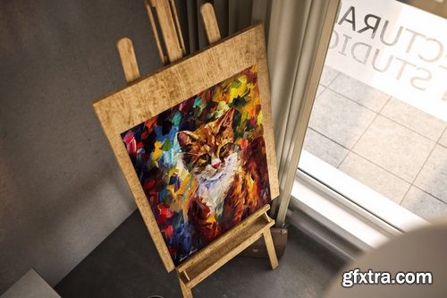 Art Canvas Mockup